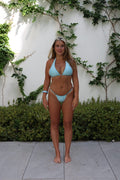 Soft sky bikini top
